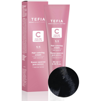 Крем-краска для волос Tefia Color Creats 3/00 (темный брюнет интенсивный)