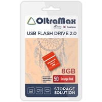 USB Flash OltraMax 50 8GB (оранжевый)
