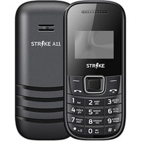 Кнопочный телефон Strike A11 (черный)