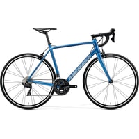 Велосипед Merida Scultura 400 L 2020 (шелковый голубой/серебристый)