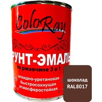 Грунт-эмаль ColoRay 3 в 1 шоколад (2.7 кг)