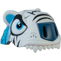 Cпортивный шлем Crazy Safety White Tiger (S, белый)