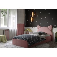 Кровать Bon Mebel Китти с ПМ 90x200 (розовый)