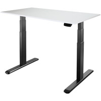Стол для работы стоя ErgoSmart Ergo Desk Prime 1200x650x18 мм (альпийский белый/черный)