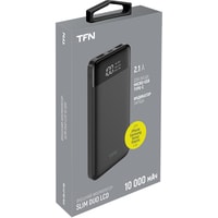 Внешний аккумулятор TFN Slim Duo LCD 10000mAh (черный)