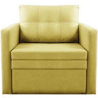 Кресло-кровать Brioli Пино П (рогожка, J9 желтый)