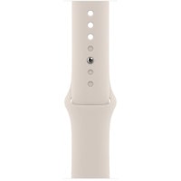 Умные часы Apple Watch Series 7 LTE 45 мм (сталь серебристый/звездный свет)