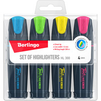 Набор маркеров Berlingo Textline HL300 T3020 (4 цв)