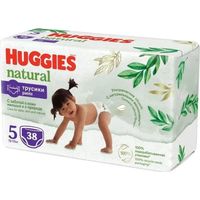 Трусики-подгузники Huggies Natural Mega 5 12-17кг (38 шт)