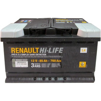 Автомобильный аккумулятор Renault Hi-LIFE (85 А·ч) [7711419085]