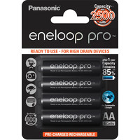 Аккумулятор Panasonic Eneloop Pro AA 2500mAh 4 шт. (BK-3HCDE/4BE)