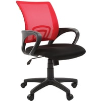 Кресло CHAIRMAN 696 black (красный)