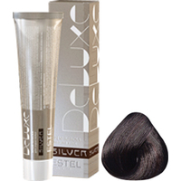 Крем-краска для волос Estel Professional De Luxe Silver 4/6 фиолетовый шатен