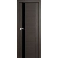 Межкомнатная дверь ProfilDoors 62Х 60x200 (грей мелинга/стекло черный лак)