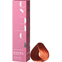 Крем-краска для волос Estel Professional De Luxe Extra Red 77/44 русый медный интенсивный