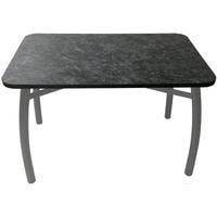 Кухонный стол Solt 100x60 (костило темный/ноги усиленные шелби-дуо серые)