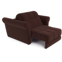 Кресло-кровать Мебель-АРС Гранд (велюр, коричневый Luna 092)