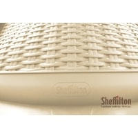 Кресло Sheffilton SHT-S68 (бежевый/коричневый муар)