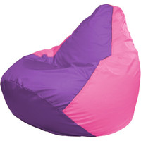Кресло-мешок Flagman Груша Макси Г2.1-109 (розовый/сиреневый)