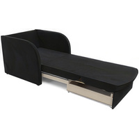 Кресло-кровать Мебель-АРС Малютка (велюр, черный НВ-178 17)