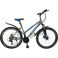 Велосипед Greenway Colibri-H 26 (серый/синий, 2018)