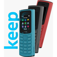 Кнопочный телефон Nokia 105 (2023) Dual SIM TA-1557 (красный)