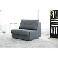 Кресло-кровать Fama Bolero (темно-серый/черный) в Солигорске