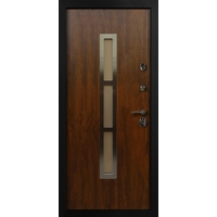 Металлическая дверь Стальная Линия Норвегия для дома 80У (дуб темный)