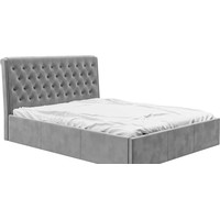 Кровать Bon Mebel Прима с ПМ 160x200 (кожзам серый)