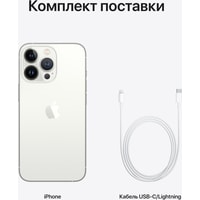 Смартфон Apple iPhone 13 Pro 256GB Восстановленный by Breezy, грейд C (серебристый)