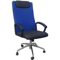 Кресло VIROKO STYLE Laguna ChM (ткань, черный/синий)