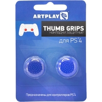 Накладки для стиков Artplays Thumb Grips для PS4 (2 шт., синий)
