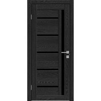 Межкомнатная дверь Triadoors Luxury 574 ПО 80x200 (anthracites/лакобель черный)