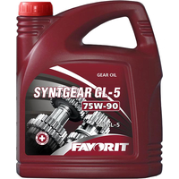 Трансмиссионное масло Favorit Syntgear 75W-90 GL-5 4л