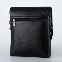 Мужская сумка Poshete 250-1346-3-BLK (черный)