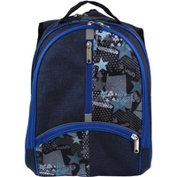 Школьный рюкзак Polikom 3406-4,2 (синий/звезды)