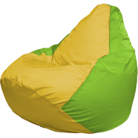 Кресло-мешок Flagman Груша Г2.1-256 (жёлтый/салатовый)