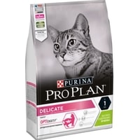 Сухой корм для кошек Pro Plan Delicate Adult с чувствительным пищеварением с ягненком 0.4 кг