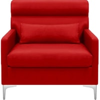 Интерьерное кресло Brioli Отто (экокожа, L19 красный)
