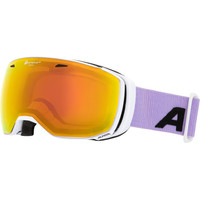 Горнолыжная маска (очки) Alpina Sports Estetica Q-Lite A7246816 (белый/лиловый матовый)