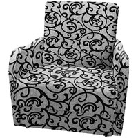 Кресло-кровать Асмана Виктория-1 (рогожка завиток черный)