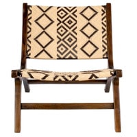 Интерьерное кресло Dutchbone Landa (бежевый/коричневый) в Могилеве