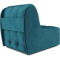 Кресло-кровать Мебель-АРС Барон №2 (бархат, сине-зеленый Star Velvet 43 Black Green) в Гродно