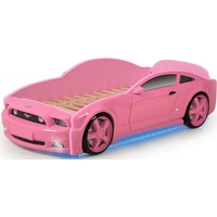 Кровать-машина Futuka kids Мустанг 3D (розовый)