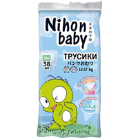 Трусики-подгузники Nihon Baby 5XL 12-17 кг (38 шт)