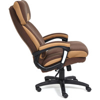 Кресло TetChair Duke (флок/ткань, коричневый/бронзовый)