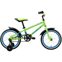 Детский велосипед Welt Dingo 16 2021 (зеленый/голубой)
