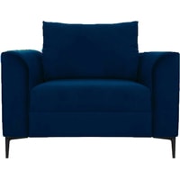 Интерьерное кресло Brioli Марк (велюр, B69 синий)