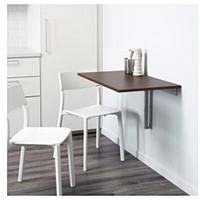 Откидной стол Ikea Бьюрста (коричневый) [202.175.22]