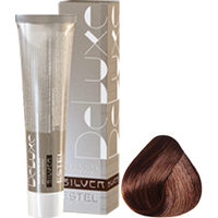 Крем-краска для волос Estel Professional De Luxe Silver 6/4 темно-русый медный